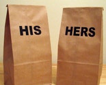 HIS and HERS Lunch Bags - 10 Bags