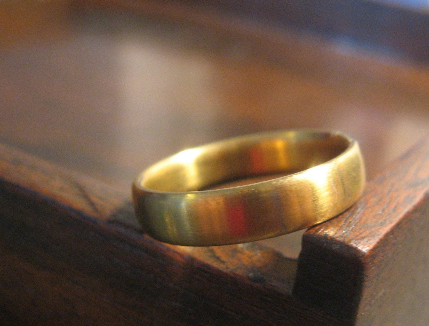 Gold COLORED Titanium Ring