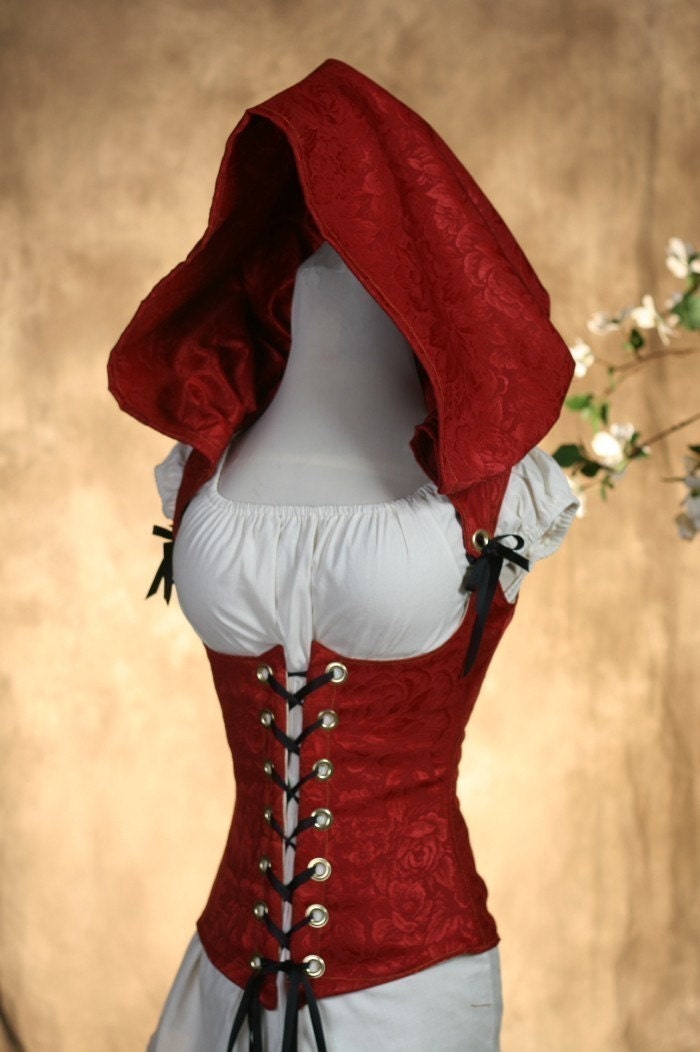 Really Hot Red Riding Hood Corset CUSTOM FIT