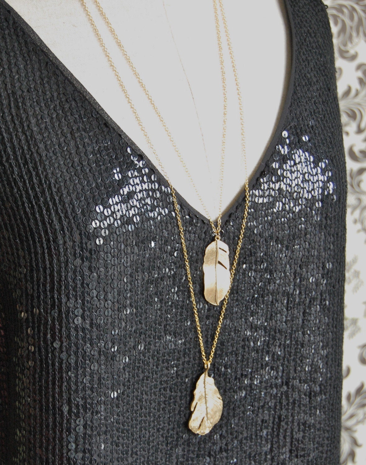 The Feather Duo Necklace