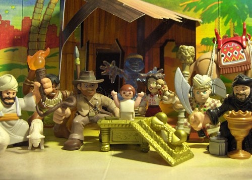 Not-Right-Nativity -- Saviors of the Lost Ark 5 X 7 Photo Print