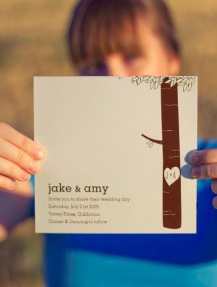 Jake and Amy Wedding Invitation