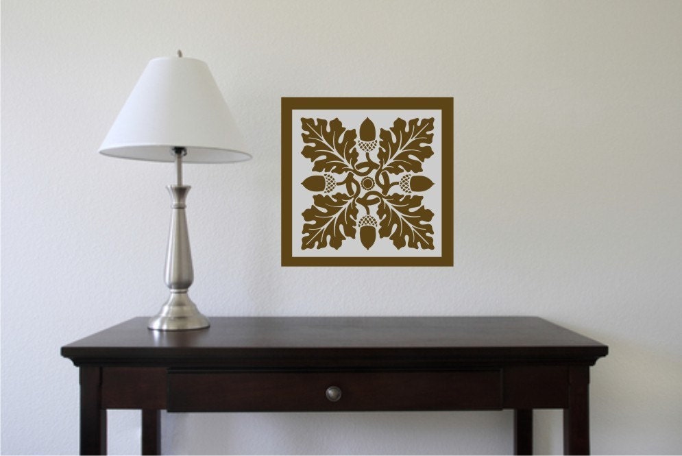 Autumn theme and Victorian decor inspired Leaf Wall Decal