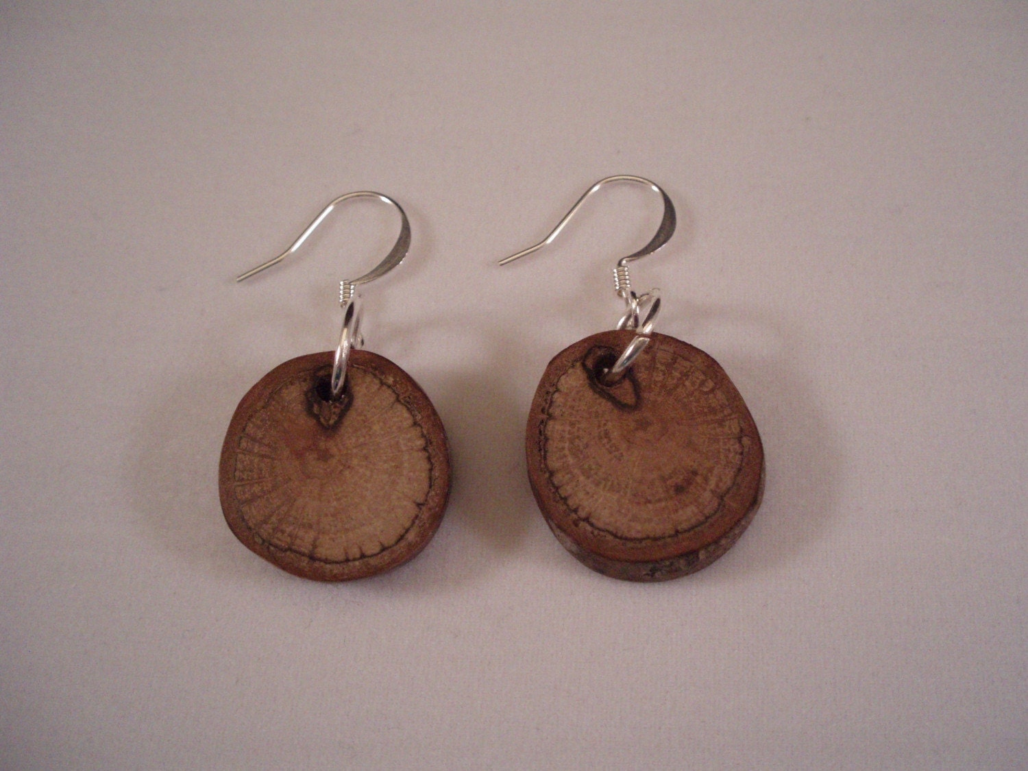 Oak Branch Wooden Earrings