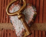 Heart and key necklace