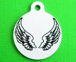 Angel Wings- Dog/Cat ID Tag- Metal- Customized