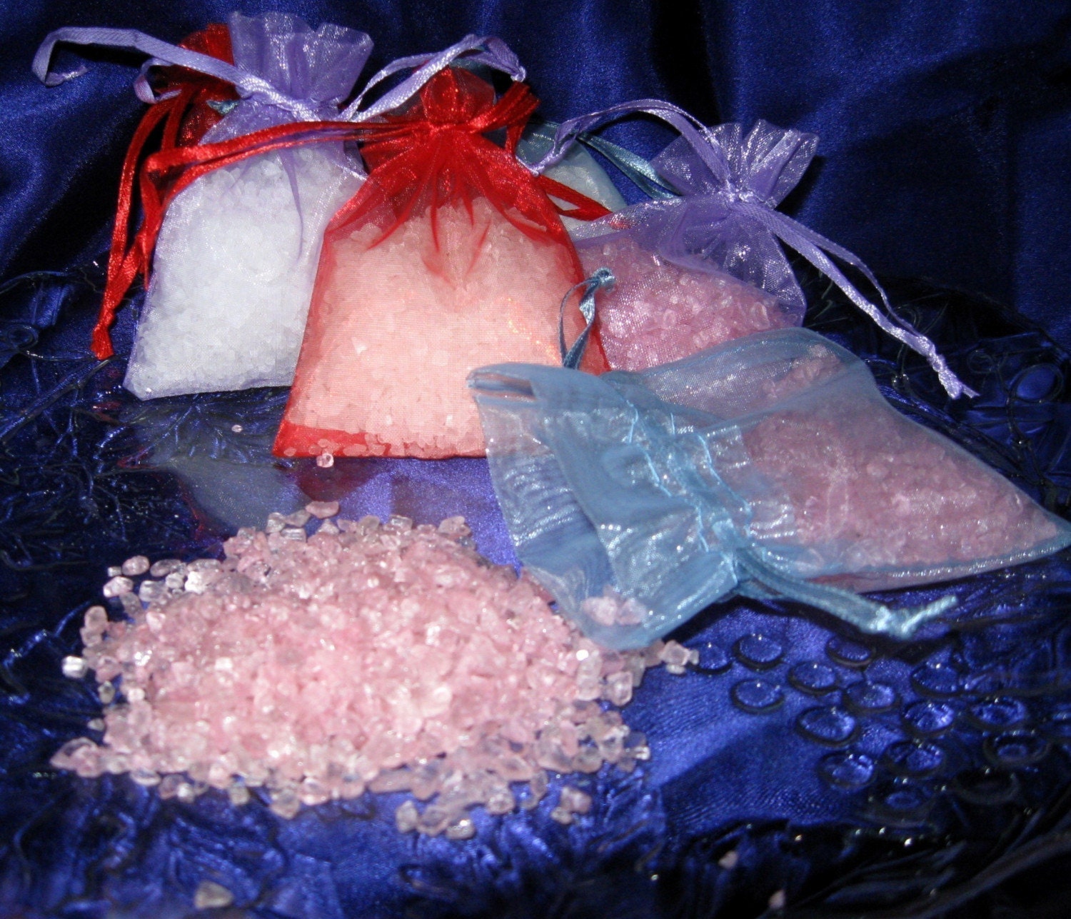 Handmade Scented Bath Salt Sachets Sample Size