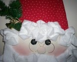 Jolly Santa Soft Sculpture Door Hanger