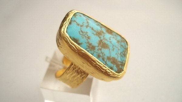 TURQUOISE RING BY ANTIQUE STYLE COLLECTION