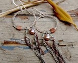 Freshwater Pearl and Quartz Earrings