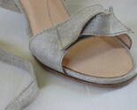 zerk custom silvery linen sandals
