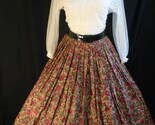 1950s FULL SWEEP pleated Lucy skirt S