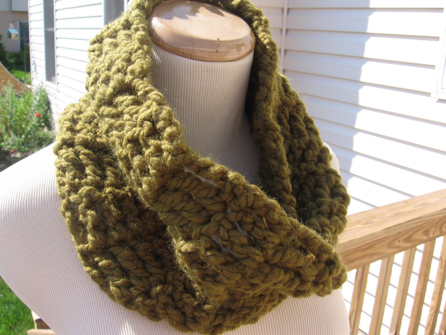 Chunky Moss Cowl reserved for Kristen