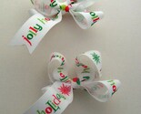 Holiday set of Toddler Bows Piggie Tails 