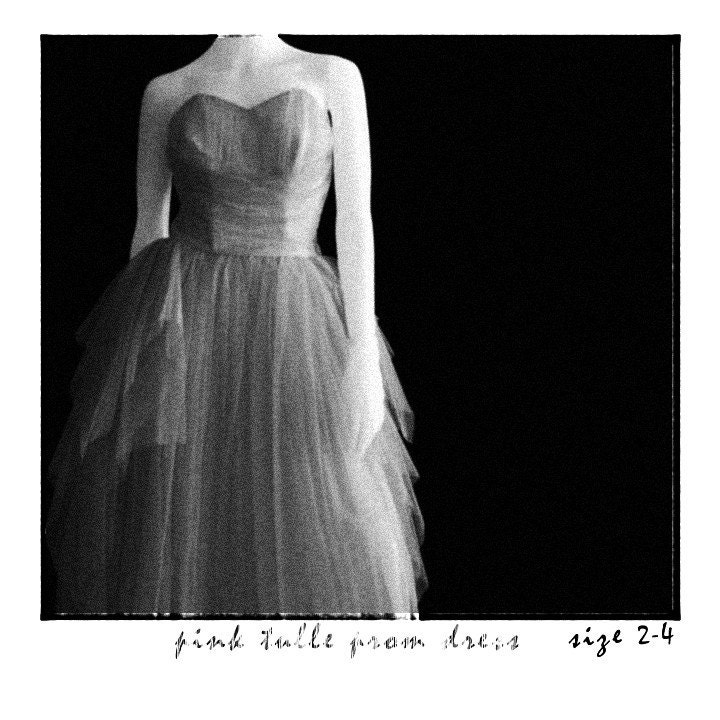PINK . Vintage Tulle Fairy Prom Dress . MAKE BETSEY JEALOUS