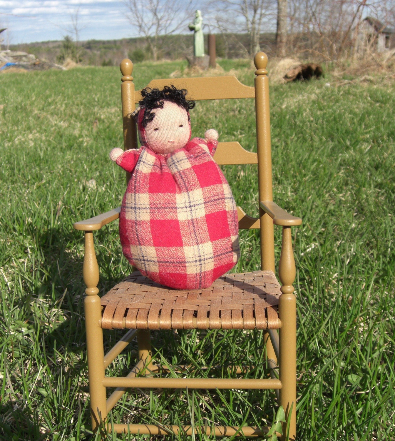 Mad about Plaid Bunting Baby Doll