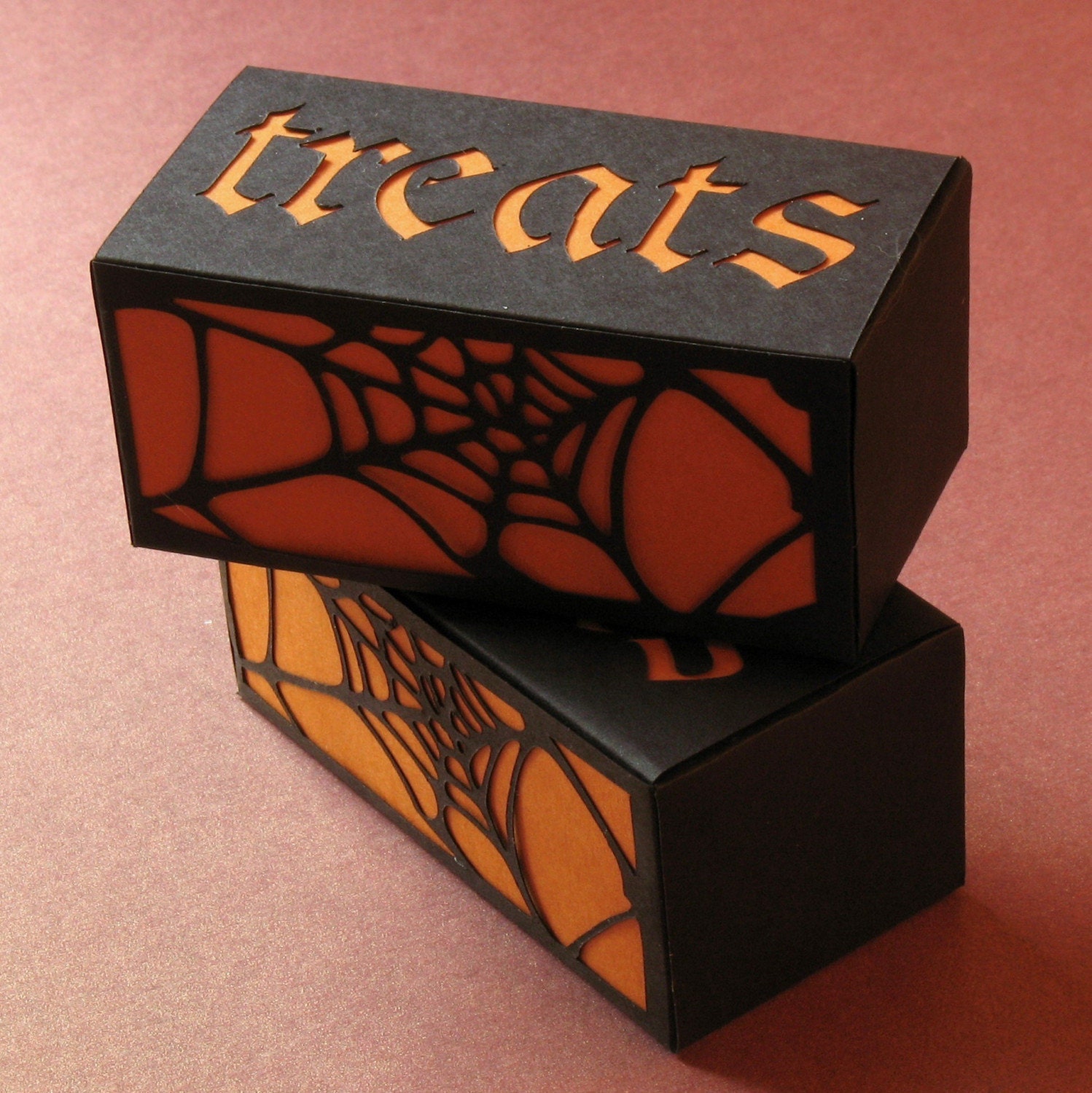 Tricks and Treats - Halloween Party Favor Boxes