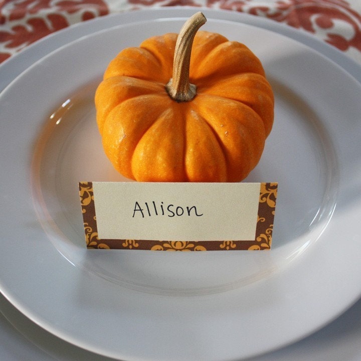 Printable Thanksgiving Tabletop Set- Posh Pumpkin