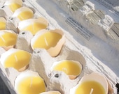 Pure Beeswax Farm Fresh Eggshell candles