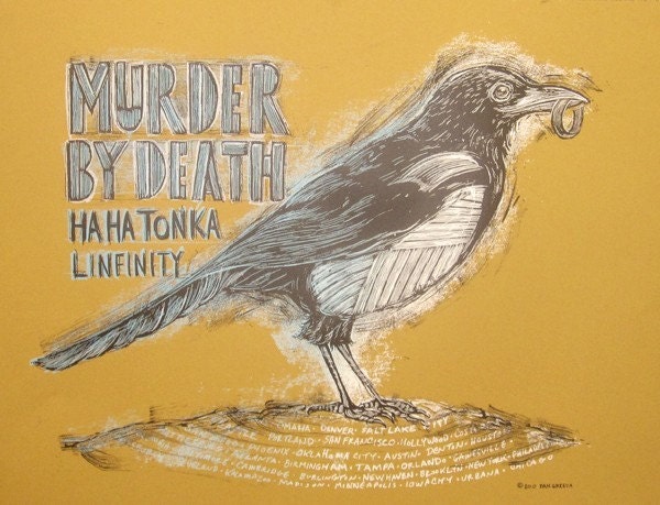 Murder by Death Tour Poster