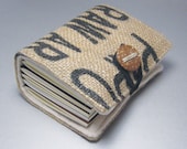 burlap coffee journal made with eco-friendly materials