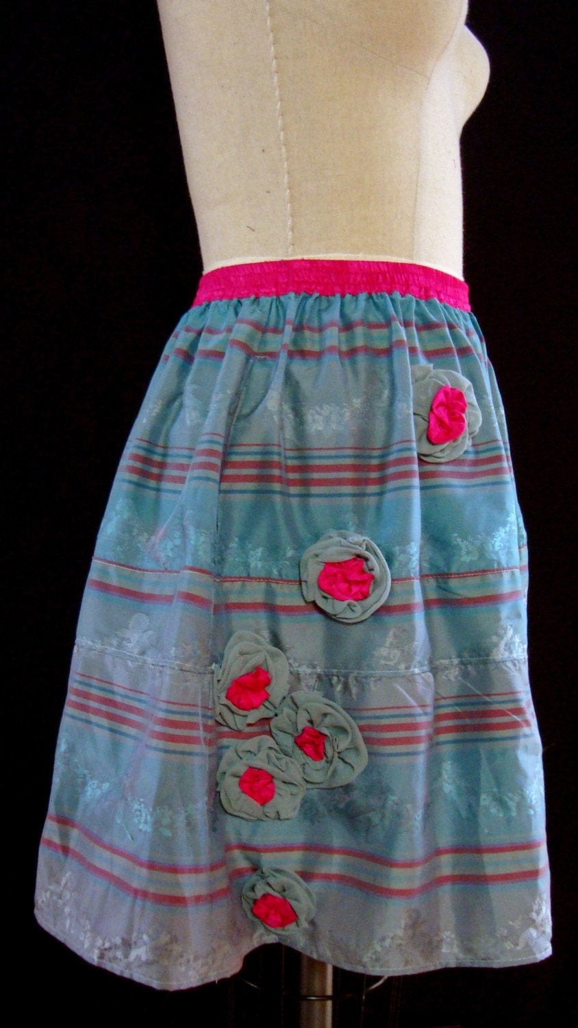 Pretty in Pink and Turquoise Skirt