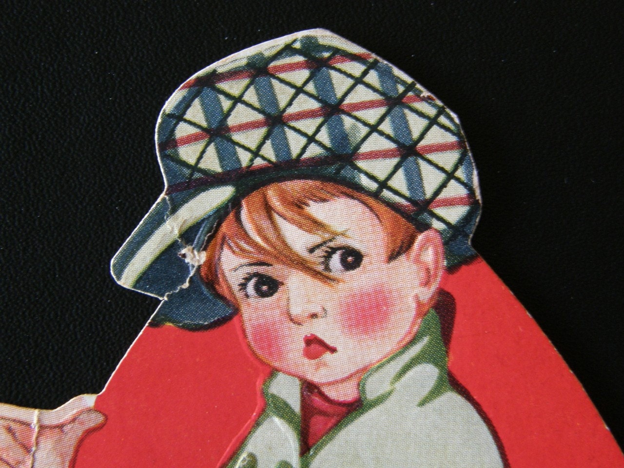 1920s Vintage Child's Diecut Valentine Greeting Card