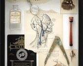 Morbid Anatomy Greeting Card - 'Mechanics III Lost'