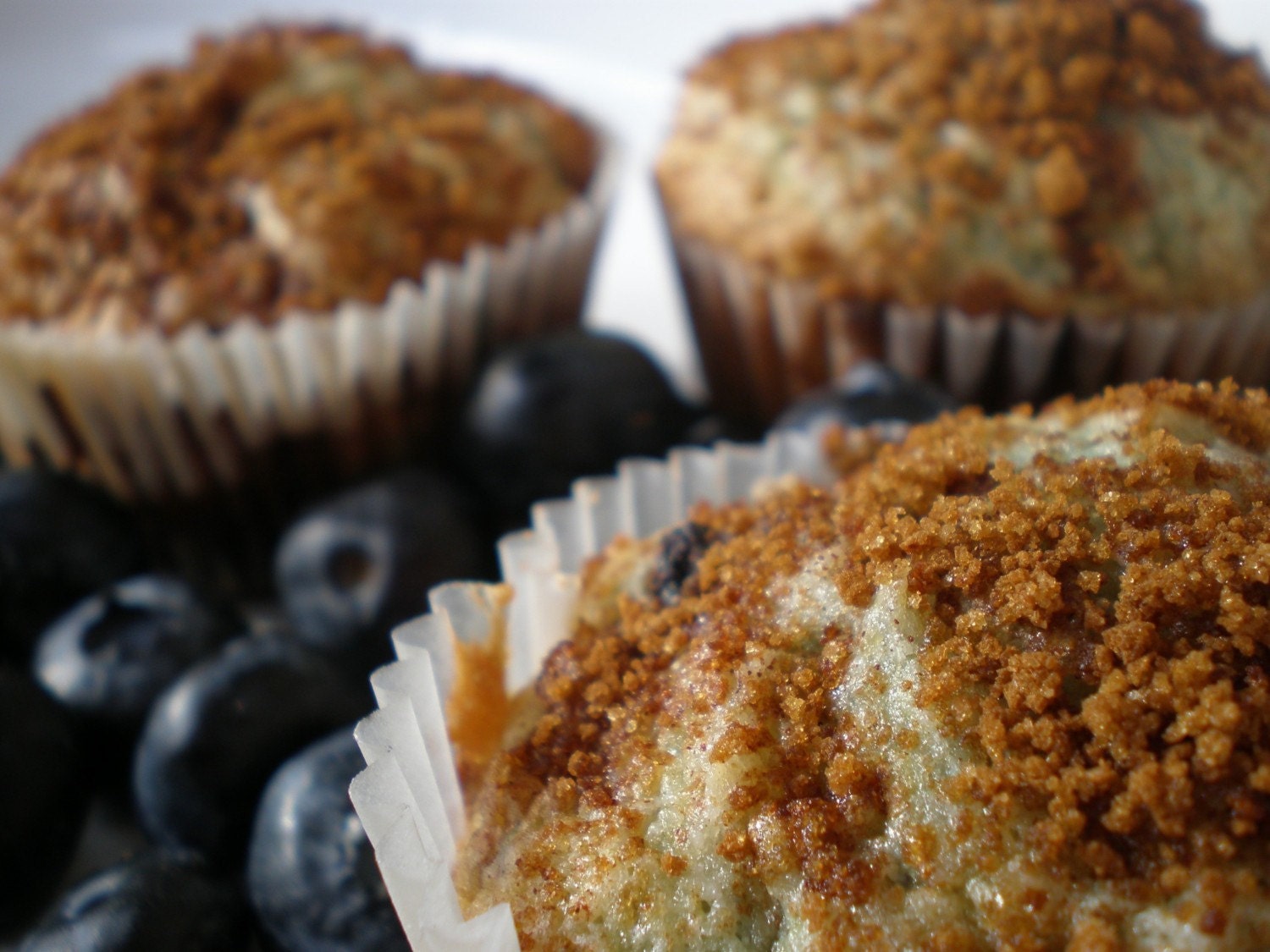 One-Dozen Blueberry Coffee Cake Muffins (Gluten-Free)