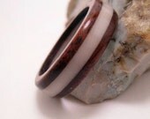 Walnut and Tagua Nut Ring