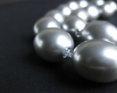 Mother of Pearl Soft Grey Necklace