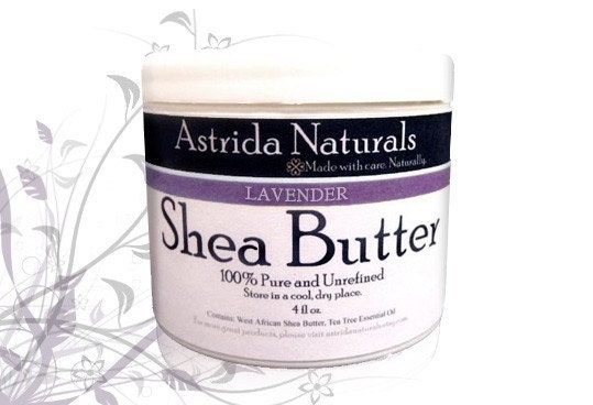 Lavender Unrefined Shea Butter 4oz