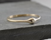 Wave ring - 14k yellow gold