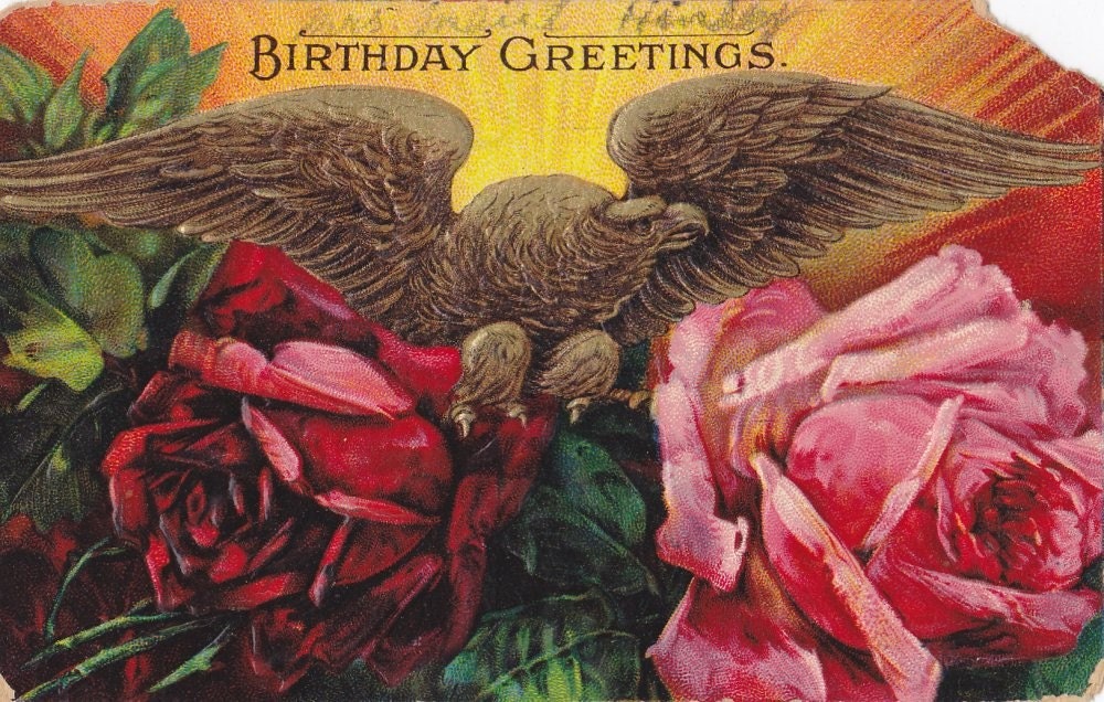Vintage Birthday Post Card Early 1900s bd071
