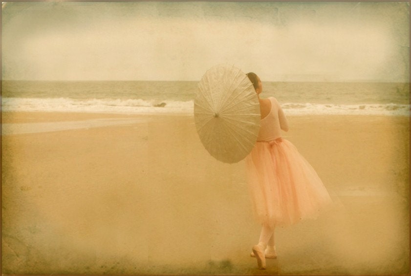 Ballerina on the Beach 8x10 Archival Photograph