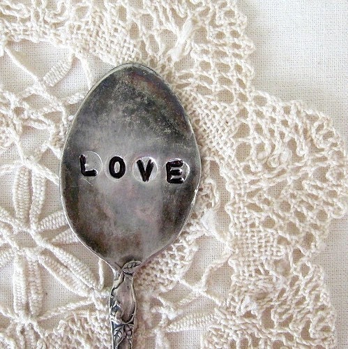 love - antique mini spoon
