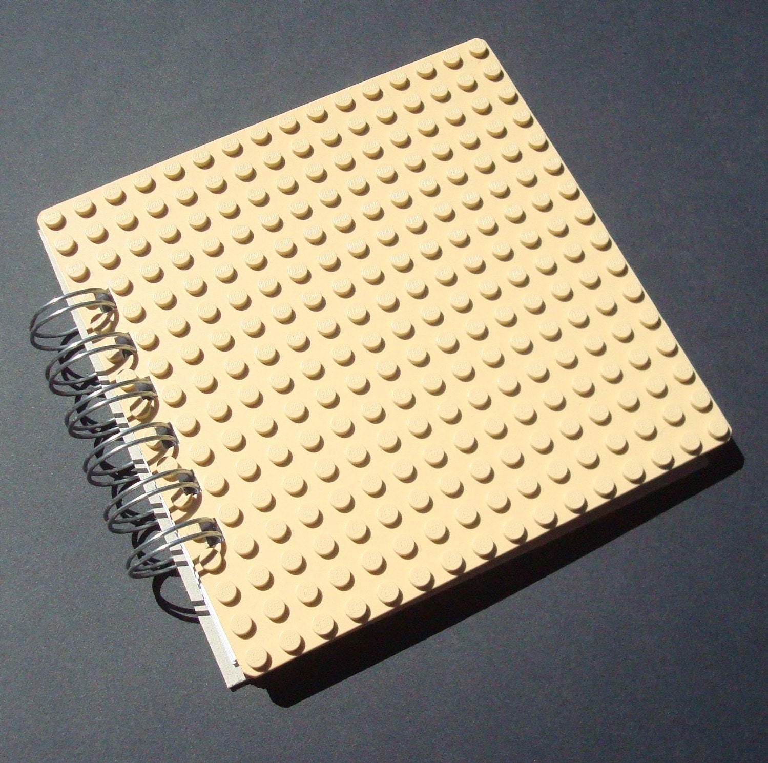 Lego Spiral Bound Journal Beige