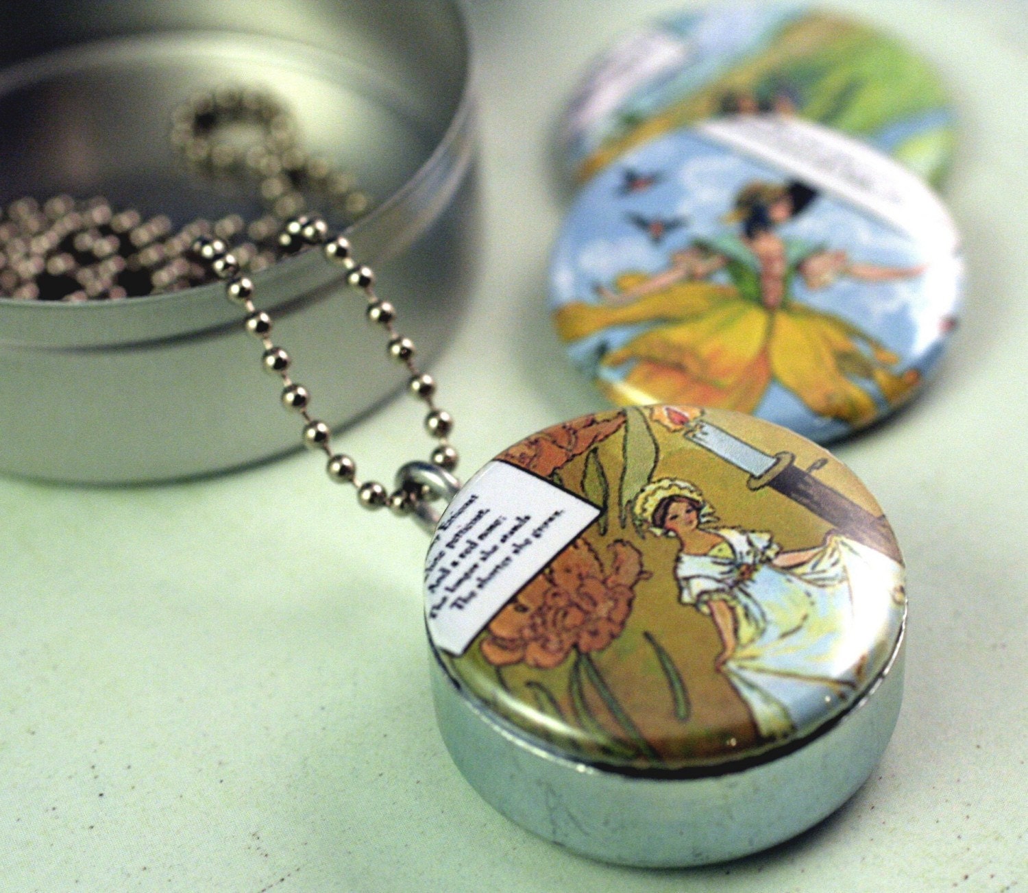 FAIRY TALE Girls Recycled Magnetic LOCKET SET By Polarity