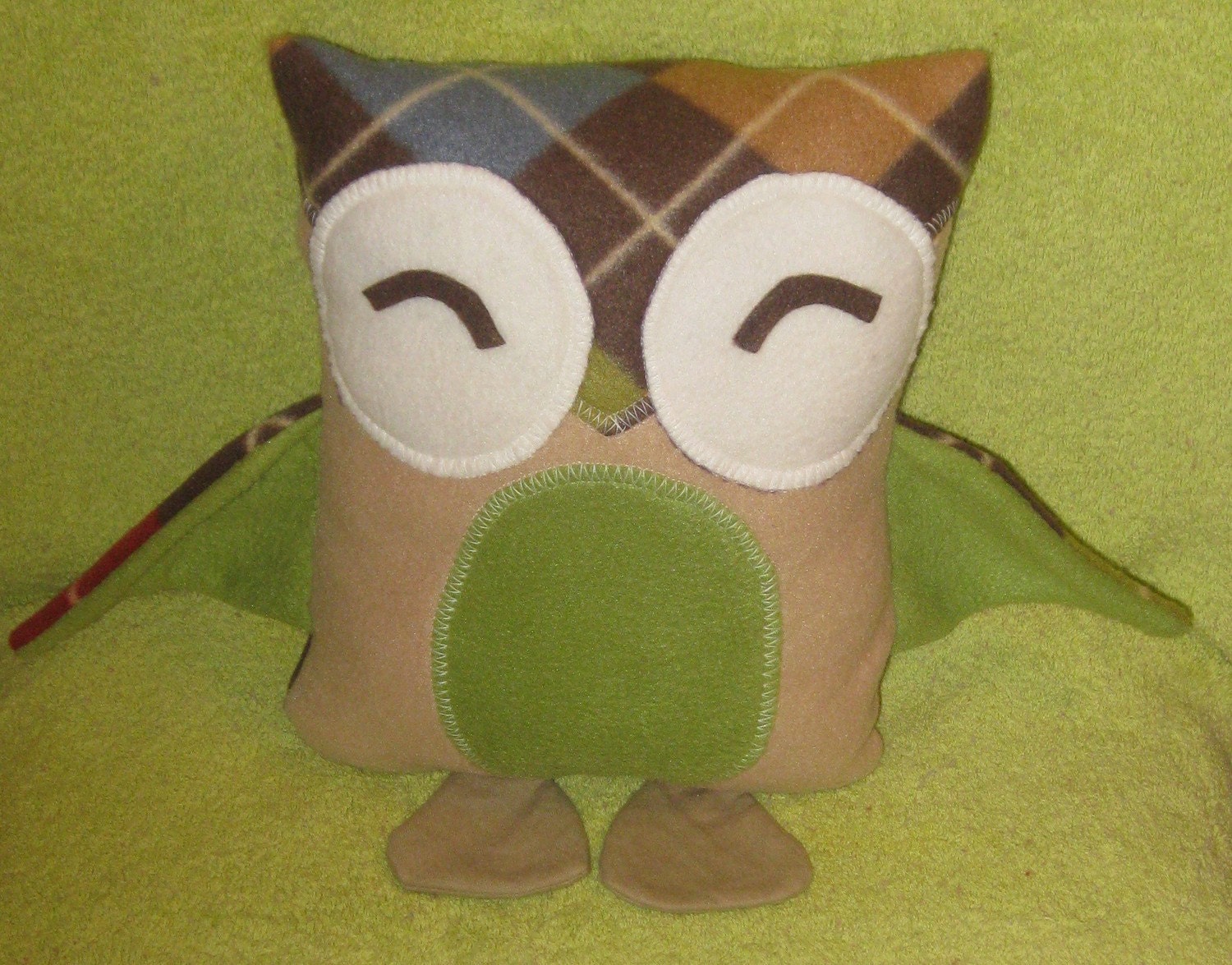 Owl Toy Pillow
