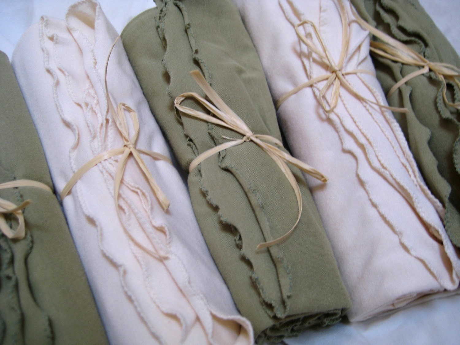 Handmade XL ORGANIC Cotton BAMBOO Receiving Blanket