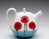 Poppy
 Teapot with Turquoise