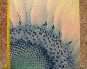Set of 8 Blank Sunflower Notecards