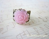 Romantic Rose Ring - pink, rose