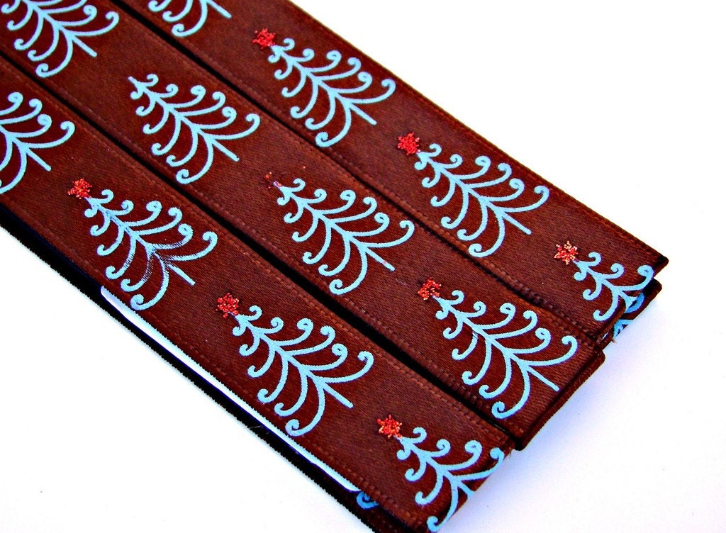 Magnet Bookmark - Pattern Keeper - 3 - BLUE BROWN TREE