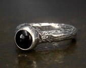 Sticks and Stones Ring - Black Onyx and Sterling Silver