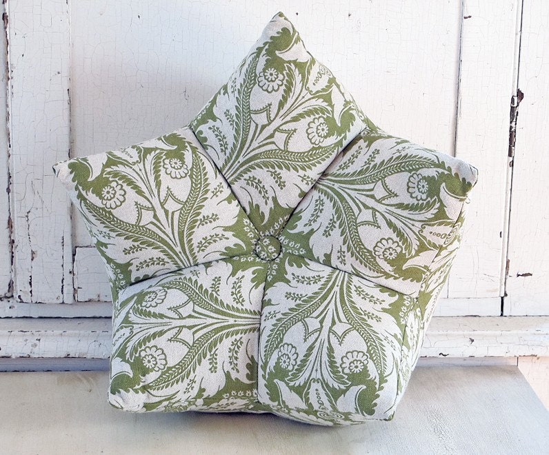 Sage and Cream Nest Accent Pillow