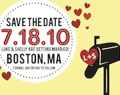 Mailbox Heart Save the Date