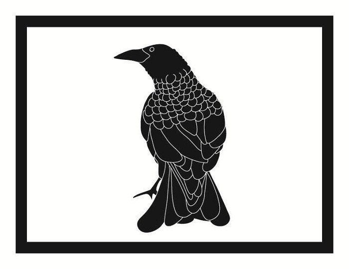 Crow - Illustration Print