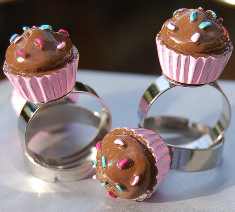 My Sweet Valentine Cuppy Cake Cupcake Ring Yummy Chocolate