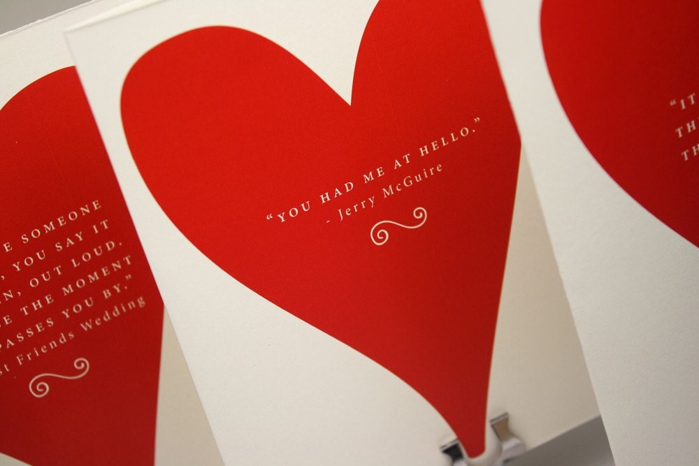 Valentine Movie Quotes, Part 1 Valentines Cards